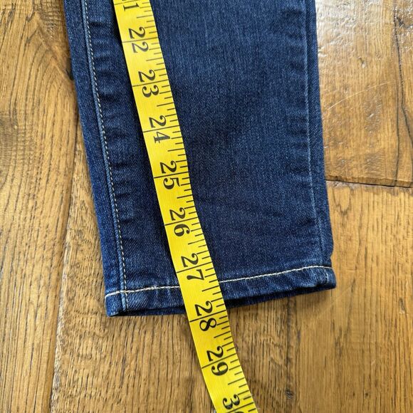 Paige Verdugo Ankle Skinny Jeans Dark Wash Denim Mid Rise Women's Size 27 - Picture 5 of 7